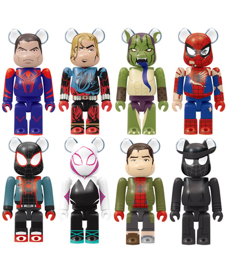 【予約】B＠ MARVEL『SPIDER-MAN: SPIDER-VERSE』 Happyくじ　100個入り1BOX　［メディコム・トイ］