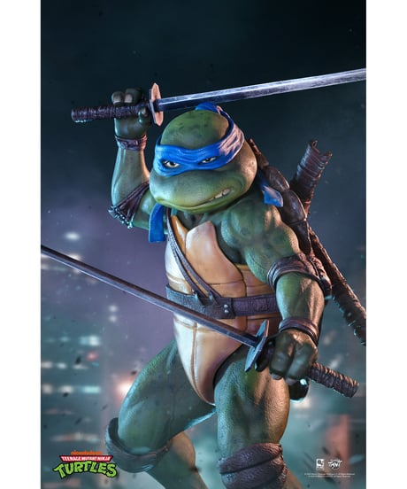 【予約】TMNT ティーンエイジ・ミュータント・ニンジャ・タートルズ 1990/ タートルズ 1/6 ジオラマ スタチュー　［ピュアアーツ］