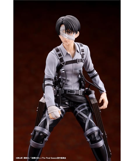【予約】OSHI WORKS リヴァイ・アッカーマン The Final Season ver.　進撃の巨人 The Final Season.　PVC塗装済み完成品　［コトブキヤ］