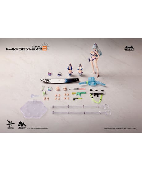 【予約】pocket art PA013 ドールズフロントライン2：エクシリウム クルカイ 蒼き軌跡Ver. 豪華版 1/12 完成品アクションフィギュア　［HASUKI］