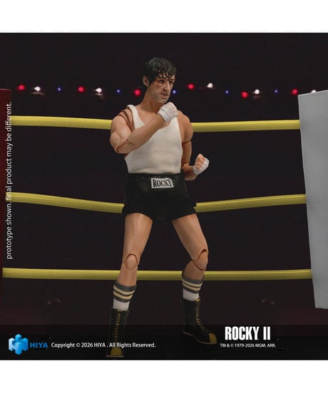 【予約】ロッキー2 1/12 アクションフィギュア ロッキー・バルボア (ボクサー版) (完成品)　［ハイヤトイズ］