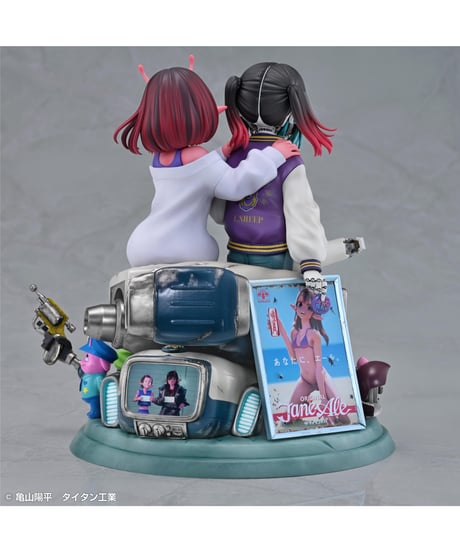 【予約】アニメ『銀河特急 ミルキー☆サブウェイ』チハル＆マキナ　彩色済完成品フィギュア　［メディコス・エンタテインメント］