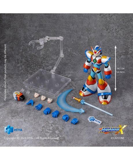 【予約】ロックマンX アクションフィギュア X マックスアーマー Ver.  (完成品)　［ハイヤトイズ］