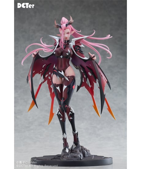 【予約】竜姫士 ヘスリオン　1/7スケール　塗装済み完成フィギュア　［PLUM］
