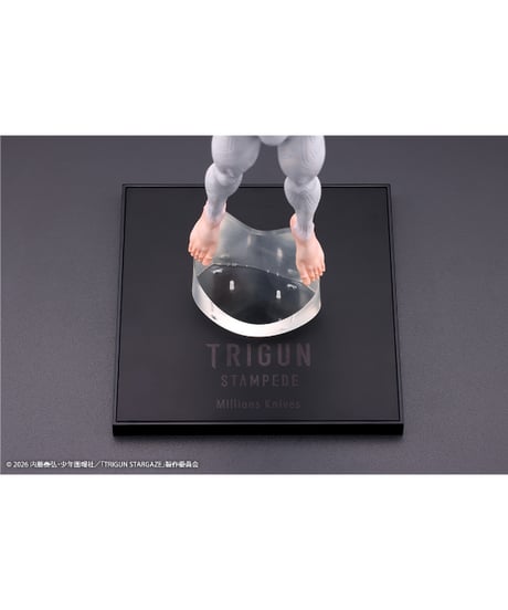 【予約】OSHI WORKS ミリオンズ・ナイヴズ TRIGUN STAMPEDE　1/8スケール　PVC塗装済み完成品　［コトブキヤ］