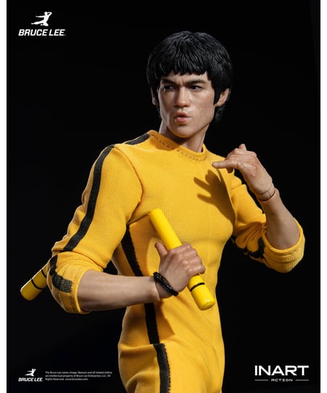 【予約】INART Action（インアート・アクション）― ブルース・リー（イエロー・ジャンプスーツ）1/12スケール アクションフィギュア　［INART］