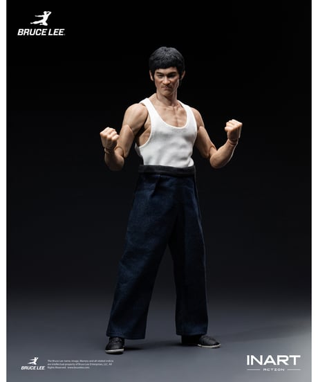 【予約】INART Action（インアート・アクション）― ブルース・リー（カンフー衣装）1/12スケール アクションフィギュア　［INART］