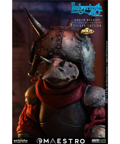 【予約】ラビリンス/ ジャレス ザ・ゴブリンキング 1/6 アクションフィギュア DELUXE GOLD エディション  映画『ラビリンス 魔王の迷宮』 ［インフィニティスタチュー］