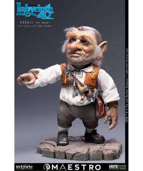 【予約】ラビリンス/ ホグル ザ・ドワーフ 1/6 アクションフィギュア　『ラビリンス/魔王の迷宮』　[インフィニティスタチュー]
