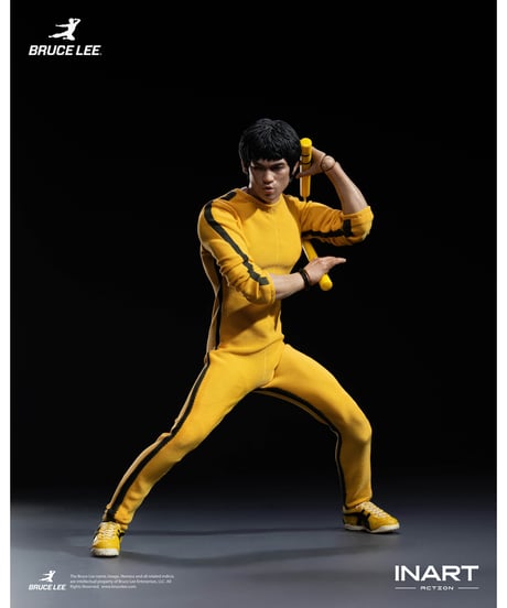 【予約】INART Action（インアート・アクション）― ブルース・リー（イエロー・ジャンプスーツ）1/12スケール アクションフィギュア　［INART］