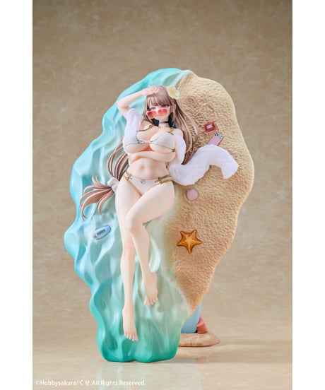 【予約】冬山あさこ：サマービーチデート 1/6 完成品フィギュア　［Hobby sakura］