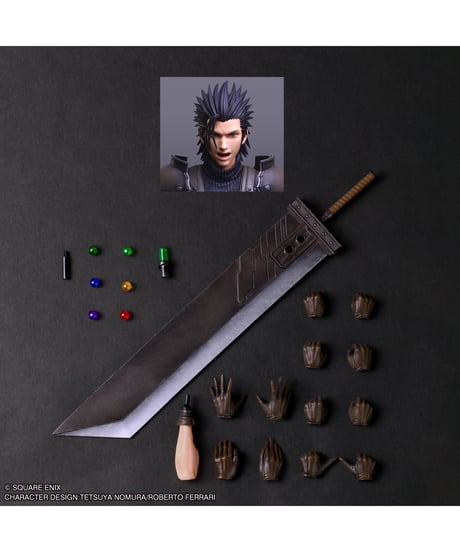 【予約】ファイナルファンタジーVIIリバース PLAY ARTS真 ザックス・フェア ソルジャー・クラス1st　［スクウェア・エニックス］