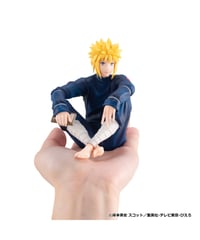 【予約】G.E.M.シリーズ NARUTO-ナルト- 疾風伝 てのひらミナト　彩色済みフィギュア　［メガハウス］