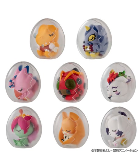 【予約】MEGA EGG FIGURE デジモンアドベンチャー おやすみデジコレ！　8個入り1BOX　［メガハウス］