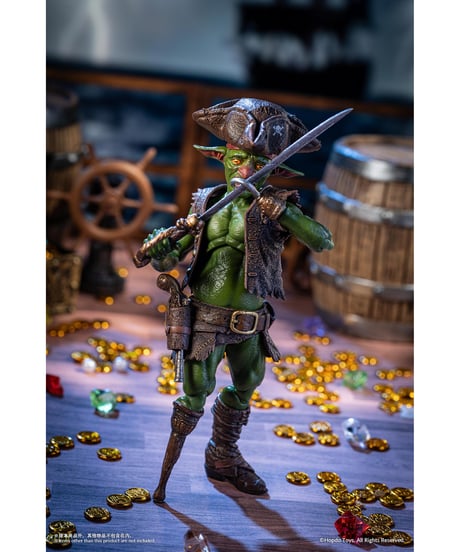 【予約】ゴブリン族 海賊ゴブリン 1/12スケール可動フィギュア (完成品)　［HopDo Toys］