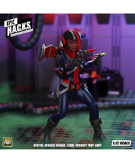 【予約】エピック H.A.C.K.S./ マーシー・ザレスカ: ヴァンピロン・シークレットサービス 1/12 アクションフィギュア　［ボスファイトスタジオ］