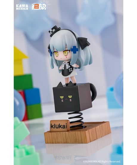 【予約】ドールズフロントライン2：エクシリウム くろねこクルカイ バネフィギュア　［KAWA DESIGN］