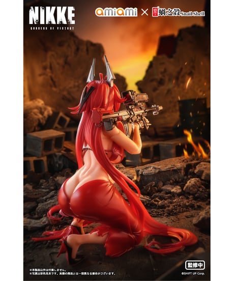 【予約】勝利の女神：NIKKE レッドフード - ナンセンスレッド 1/12 完成品アクションフィギュア　[あみあみ、蝸之殼Snail Shell(スネイルシェル) ]