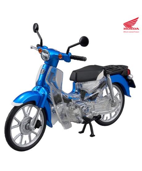 【予約】KAITANICS Honda スーパーカブ110 グリントウェーブブルーメタリック　組立て式フィギュア［メガハウス］