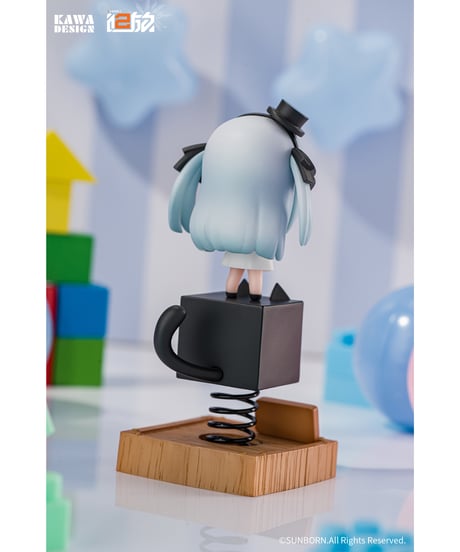 【予約】ドールズフロントライン2：エクシリウム くろねこクルカイ バネフィギュア　［KAWA DESIGN］