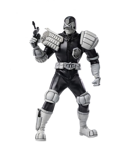【予約】ジャッジ・ドレッド 1/12 アクションフィギュア ブラック＆ホワイト Ver.　［ハイヤトイズ］