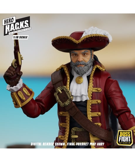 【予約】【送料無料】"ヒーロー H.A.C.K.S./ ジョン・ブラッドフォード: キャプテン・オブ・ザ・テンポラル・ボイジャー 1/18 アクションフィ ギュア"　［ボスファイトスタジオ］