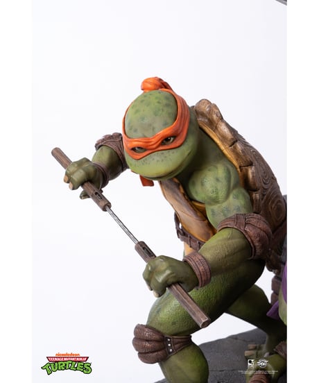 【予約】TMNT ティーンエイジ・ミュータント・ニンジャ・タートルズ 1990/ タートルズ 1/6 ジオラマ スタチュー　［ピュアアーツ］