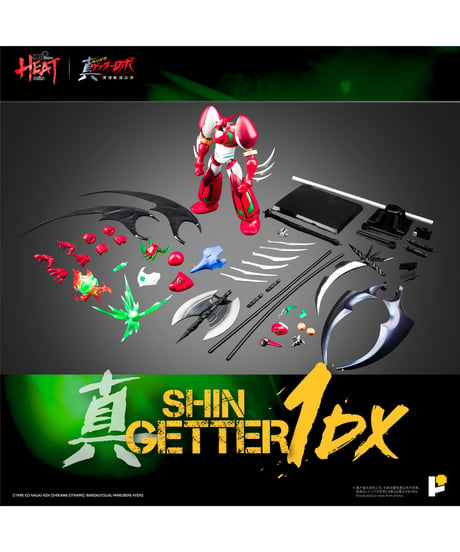 【予約】POSE＋METAL HEAT 真ゲッターロボ (真ゲッターロボ 世界最後の日ver. ) DXセット　塗装済み完成品　［AWAKEN STUDIO］