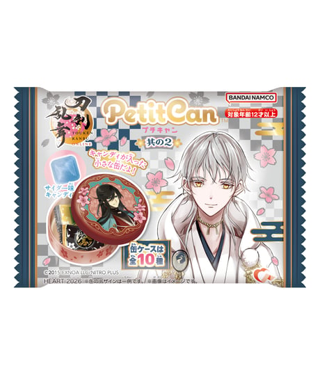 【予約】プチキャン刀剣乱舞ＯＮＬＩＮＥ其の２　10個入1BOX 　［ハート］