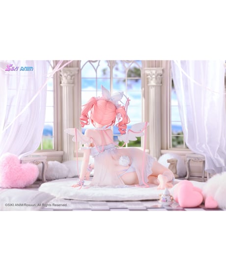 【予約】白うさぎRosu 天使ver. Illustrated by Rosuuri 1/4 完成品フィギュア 特典版　［SIKI ANIM］