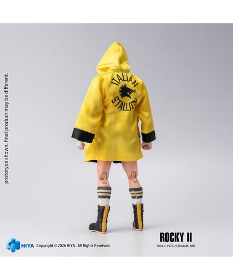 【予約】ロッキー2 1/12 アクションフィギュア ロッキー・バルボア (ボクサー版) (完成品)　［ハイヤトイズ］