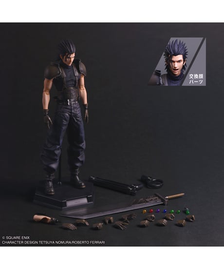 【予約】ファイナルファンタジーVIIリバース PLAY ARTS真 ザックス・フェア ソルジャー・クラス1st　［スクウェア・エニックス］
