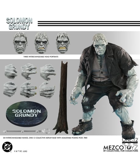 【予約】ワン12コレクティブ / DCコミックス : ソロモン・グランディ 1/12 アクションフィギュア　［メズコトイズ］