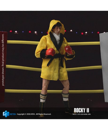 【予約】ロッキー2 1/12 アクションフィギュア ロッキー・バルボア (ボクサー版) (完成品)　［ハイヤトイズ］