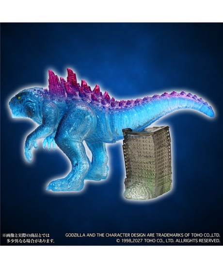 【予約】MSS ゴジラEX【第26弾】ゴジラ（1998）クリアブルー Ver.　彩色済み完成品　[CCP JAPAN]