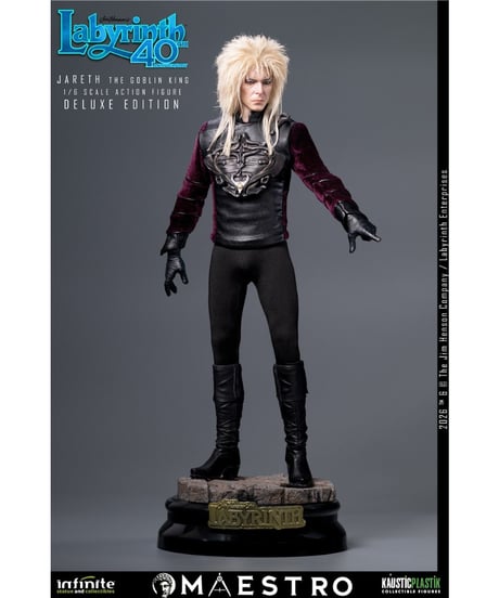 【予約】ラビリンス/ ジャレス ザ・ゴブリンキング 1/6 アクションフィギュア DELUXE エディション　映画『ラビリンス 魔王の迷宮』　[インフィニティスタチュー]