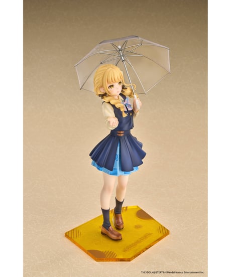 【予約】学園アイドルマスター 藤田ことね 雨上がりのアイリス 特訓前Ver. 1/7 完成品フィギュア　［MiraiMira］