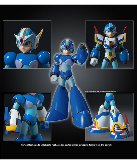 【予約】MDLX エックス フォースアーマー　塗装済み可動フィギュア　ロックマンX　[threezero]