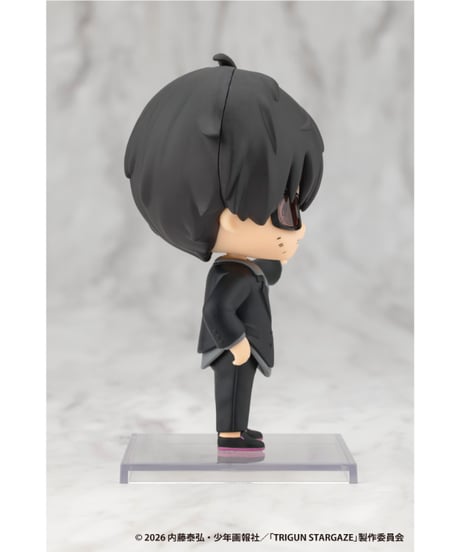 【予約】OSHI WORKS Mini ニコラス・D・ウルフウッド　TRIGUN STARGAZE　PVC塗装済み完成品　［コトブキヤ］