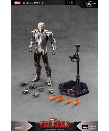 【予約】Infinity Action Xシリーズ アイアンマンMk13　［ZD TOYS］
