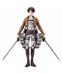 【予約】 進撃の巨人 1/12 アクションフィギュア リヴァイ・アッカーマン　［ハイヤトイズ］