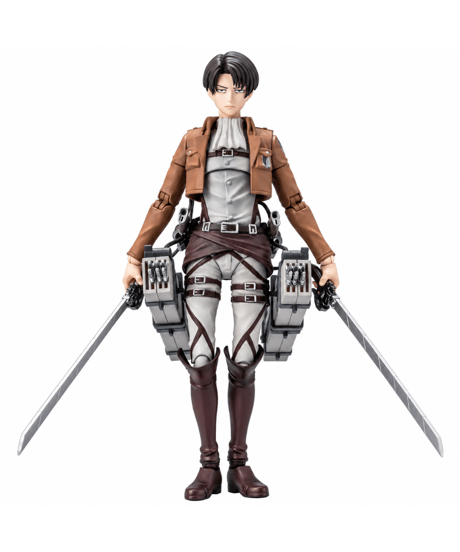 【予約】 進撃の巨人 1/12 アクションフィギュア リヴァイ・アッカーマン　［ハイヤトイズ］