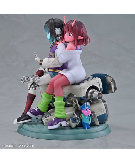 【予約】アニメ『銀河特急 ミルキー☆サブウェイ』チハル＆マキナ　彩色済完成品フィギュア　［メディコス・エンタテインメント］