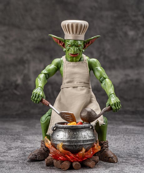 【予約】ゴブリン族 シェフ長ゴブリン 1/12スケール可動フィギュア (完成品)　［HopDo Toys］