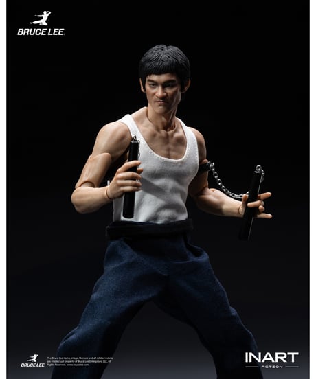 【予約】INART Action（インアート・アクション）― ブルース・リー（カンフー衣装）1/12スケール アクションフィギュア　［INART］