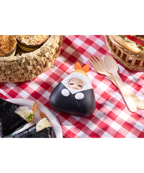 【予約】ねんどろいどもあ きぐるみフェイスパーツケース（天むす）　塗装済み完成品　［グッドスマイルカンパニー］