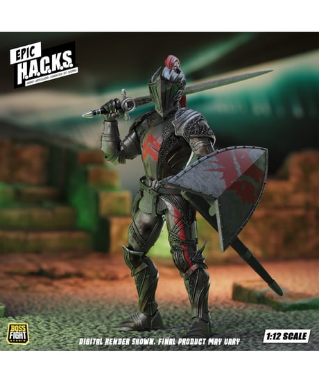 【予約】エピック H.A.C.K.S./ ダイア・ナイト: エンチャンテッド・アーマー 1/12 アクションフィギュア　［ボスファイトスタジオ］