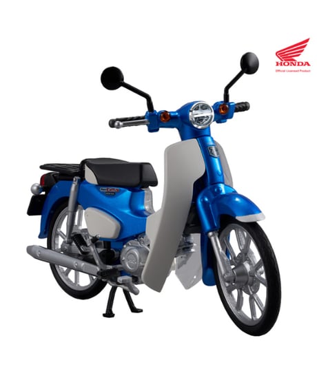 【予約】KAITANICS Honda スーパーカブ110 グリントウェーブブルーメタリック　組立て式フィギュア［メガハウス］