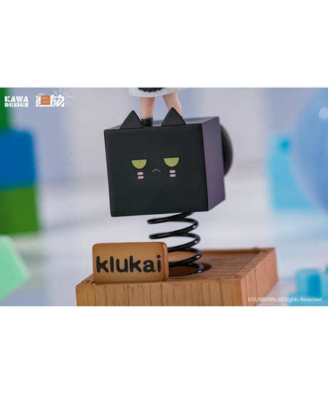【予約】ドールズフロントライン2：エクシリウム くろねこクルカイ バネフィギュア　［KAWA DESIGN］