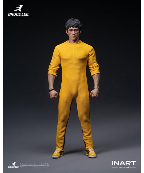 【予約】INART Action（インアート・アクション）― ブルース・リー（イエロー・ジャンプスーツ）1/12スケール アクションフィギュア　［INART］